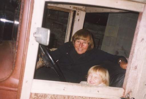 mom+Jesse+Model-A-Ford